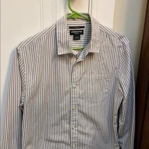 Claiborne medium slim fit men’s button-up
